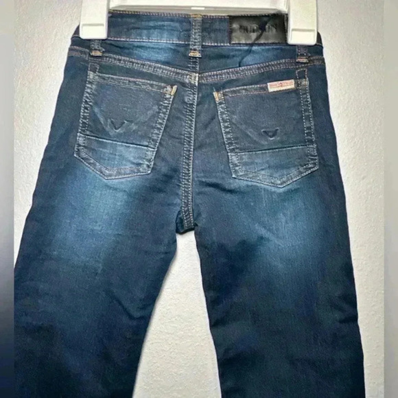 Hudson Girls/ Boys Jeans Pants Sz 4T Logo Patch Stitch Pocket Accent - Picture 4 of 5